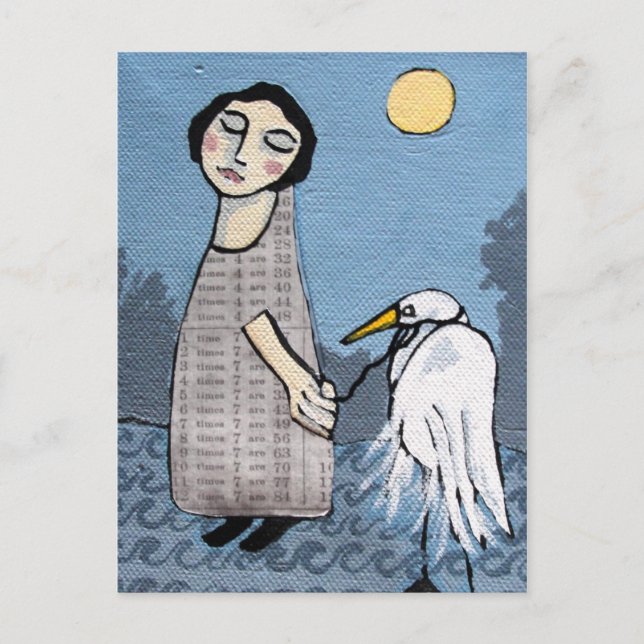 Grandfather Heron Postcard (Front)