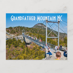 Grandfather Mountain NC Postcard