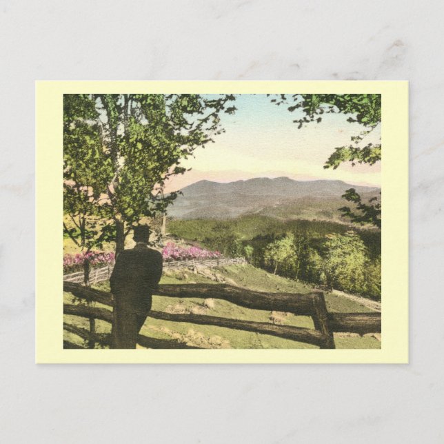 Grandfather Mountain, North Carolina Vintage Postcard (Front)