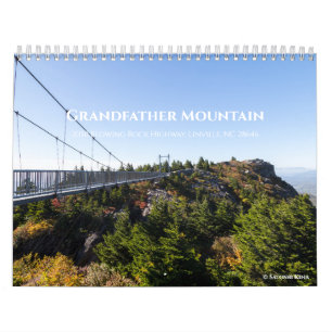 Grandfather Mountain Park Calendar