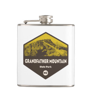 Grandfather Mountain State Park North Carolina Hip Flask