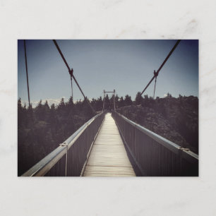 Grandfather Mountain State Park Suspension Bridge Postcard