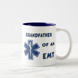 Grandfather of an EMT Two-Tone Coffee Mug