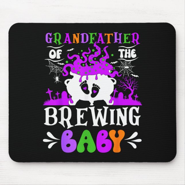 Grandfather Of The Brewing Baby Grandpa To Be Hall Mouse Mat (Front)