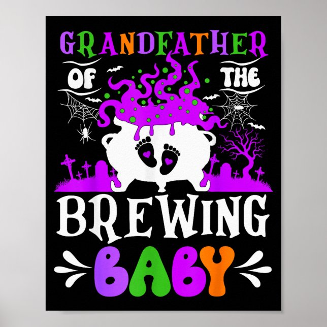 Grandfather Of The Brewing Baby Grandpa To Be Hall Poster (Front)