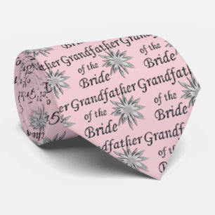Grandfather of the Bride Pink Tie