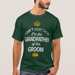 Grandfather Of The Groom Present Funny Gift For We T-Shirt