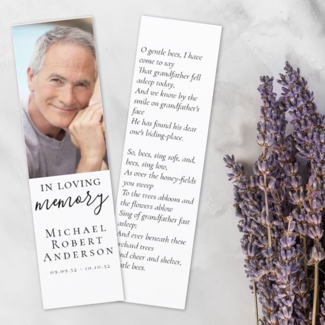 Grandfather Photo Memorial Bookmark (Creator Uploaded)