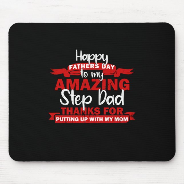 Grandfather Quotes | Amazing Step Daddy Mouse Mat (Front)