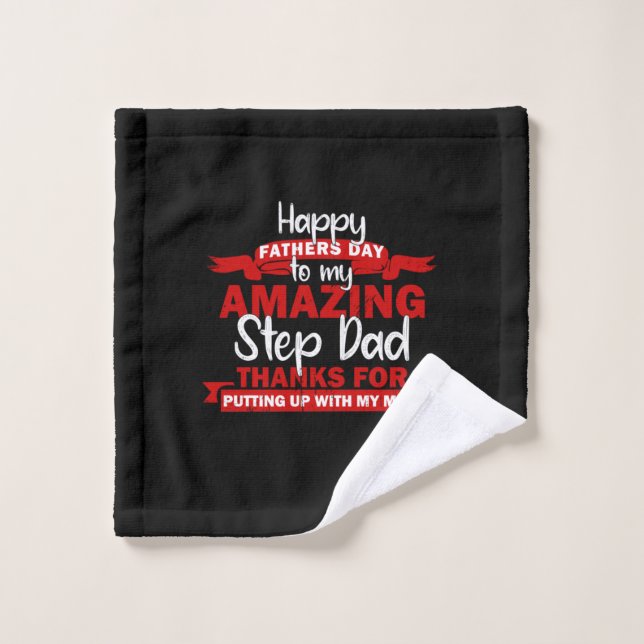 Grandfather Quotes | Amazing Step Daddy Wash Cloth (Wash Cloth)