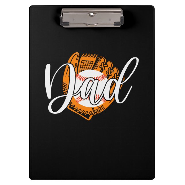 Grandfather Quotes | Baseball Dad Clipboard (Front)