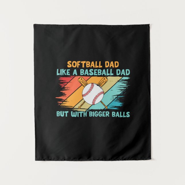 Grandfather Quotes | Baseball Dad Definition Tapestry (Front)