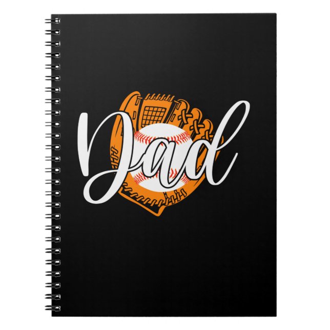 Grandfather Quotes | Baseball Dad Notebook (Front)