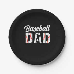 Grandfather Quotes Baseball Dad Paper Plate