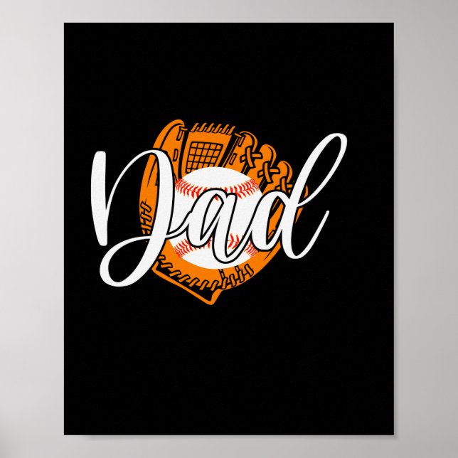 Grandfather Quotes | Baseball Dad Poster (Front)