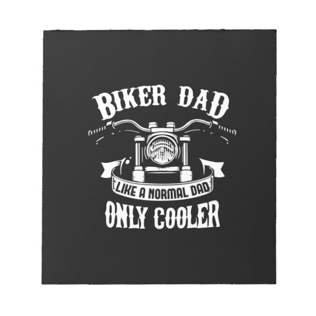 Grandfather Quotes | Best Biker Dad Notepad (Front)