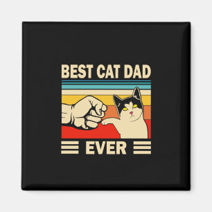 Grandfather Quotes Best Cat Dad Ever Magnet