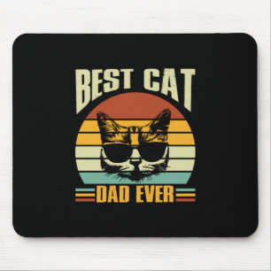 Grandfather Quotes   Best Cat Dad Ever Mouse Mat