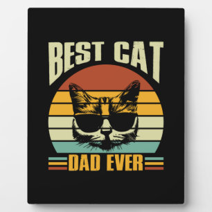 Grandfather Quotes   Best Cat Dad Ever Plaque