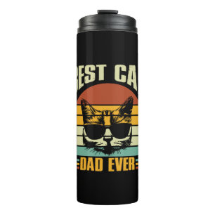 Grandfather Quotes Best Cat Dad Ever Thermal Tumbler