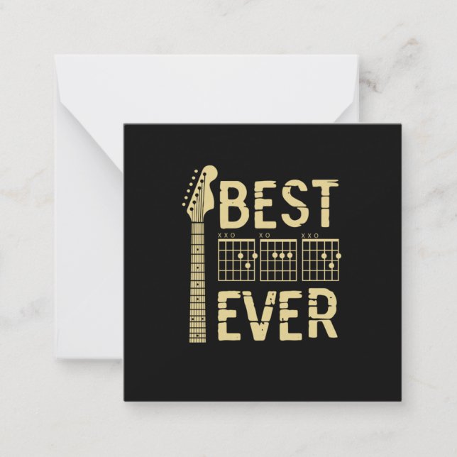 Grandfather Quotes | Best Dad Guitar Ever Card (Front)