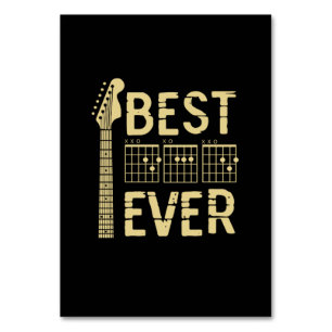 Grandfather Quotes   Best Dad Guitar Ever Table Number