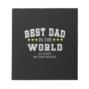 Grandfather Quotes Best Dad In The World Notepad