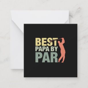 Grandfather Quotes   Best Papa By Par Golf Card
