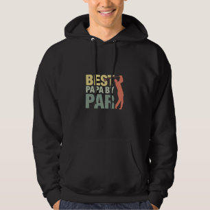 Grandfather Quotes   Best Papa By Par Golf Hoodie
