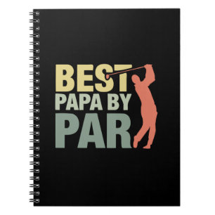 Grandfather Quotes Best Papa By Par Golf Notebook
