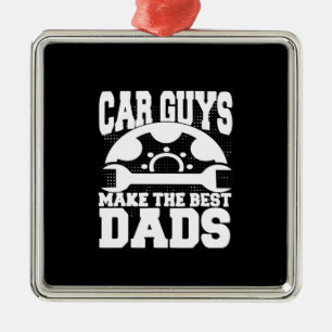 Grandfather Quotes Car Guys Make The Best Dads Metal Tree Decoration