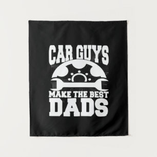 Grandfather Quotes Car Guys Make The Best Dads Tapestry