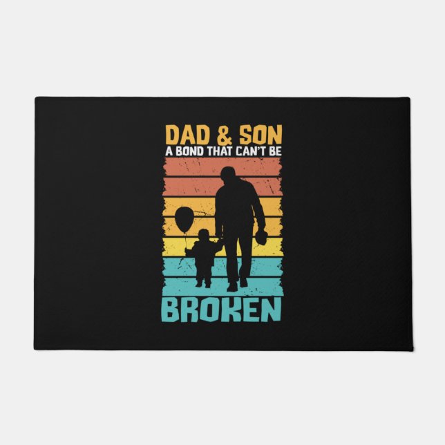 Grandfather Quotes | Dad And Son Doormat (Front)