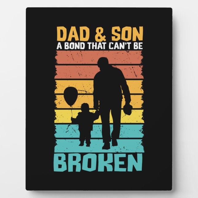 Grandfather Quotes | Dad And Son Plaque (Front)