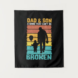 Grandfather Quotes   Dad And Son Tapestry