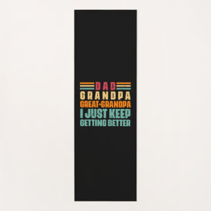 Grandfather Quotes   Dad Great Grandpa Yoga Mat