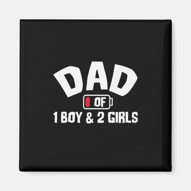 Grandfather Quotes | Dad Of One Boy Magnet (Front)
