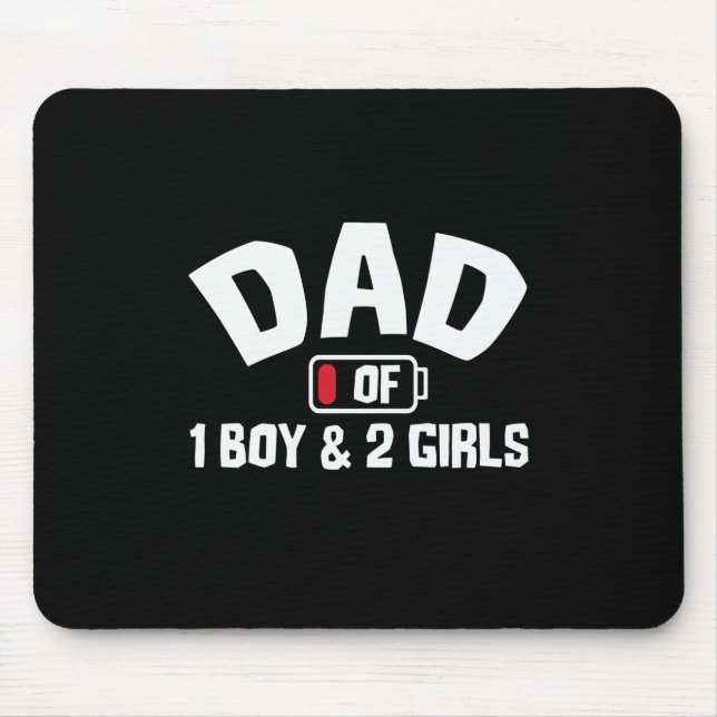 Grandfather Quotes | Dad Of One Boy Mouse Mat (Front)