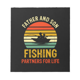 Grandfather Quotes Father And Son Fishing Partner Notepad