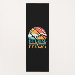 Grandfather Quotes   Father And Son The Legend Yoga Mat