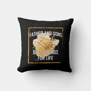 Grandfather Quotes   Father And Sons Best Friend Cushion