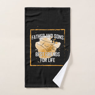 Grandfather Quotes   Father And Sons Best Friend Hand Towel