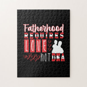 Grandfather Quotes Fatherhood Requires Love Jigsaw Puzzle