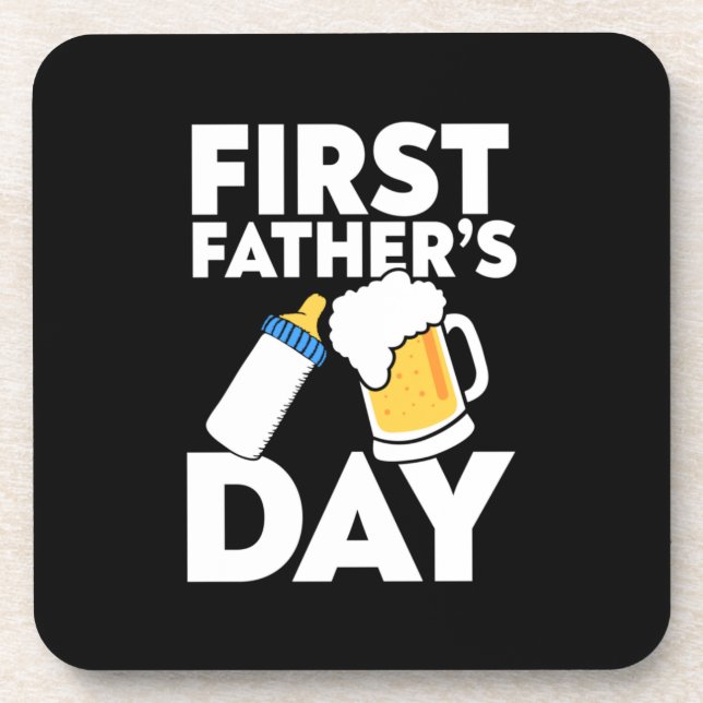 Grandfather Quotes | First Father's Day Coaster (Front)
