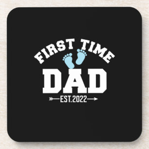 Grandfather Quotes First Time Dad 2022 Coaster