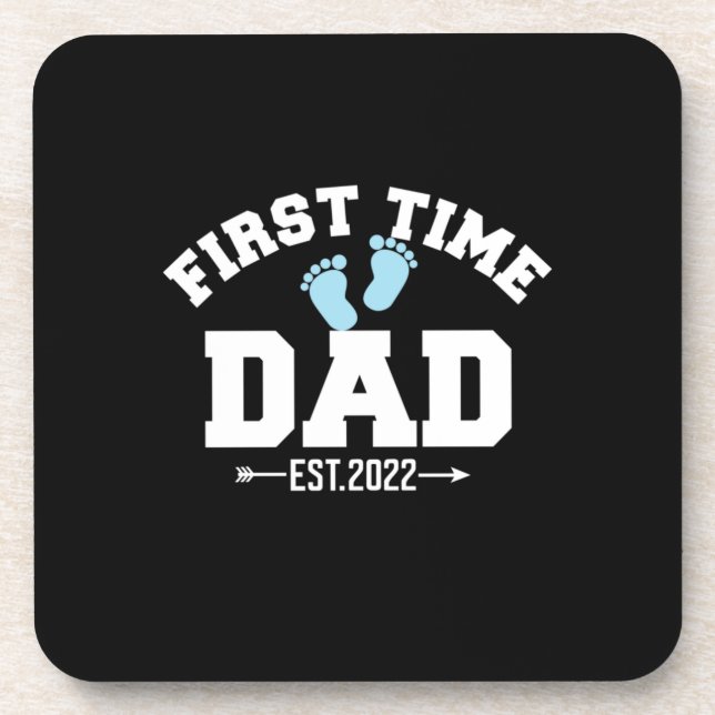 Grandfather Quotes | First Time Dad 2022 Coaster (Front)