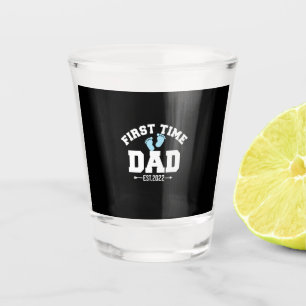 Grandfather Quotes First Time Dad 2022 Shot Glass