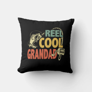 Grandfather Quotes | Fishing Cool Grandad Cushion
