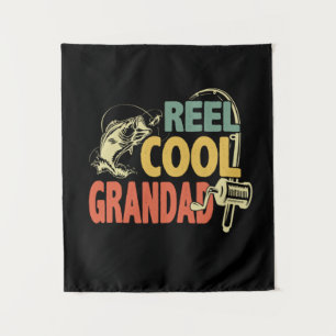 Grandfather Quotes   Fishing Cool Grandad Tapestry