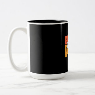 Grandfather Quotes Grandpaw Dog Two-Tone Coffee Mug